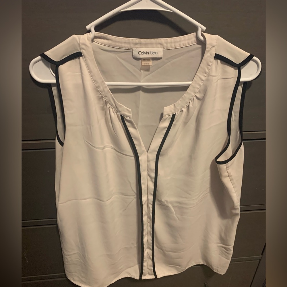 White tank blouse
